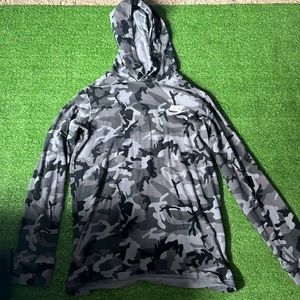 black/grey camp nike hoodie size xl